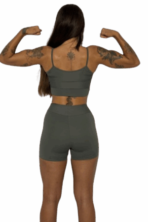Ht Conjunto top/shorts H1 poliamida 35